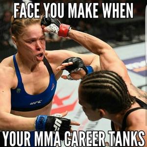Face you make when

Your MMA career tanks