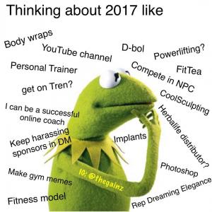 Thinking about 2017 like