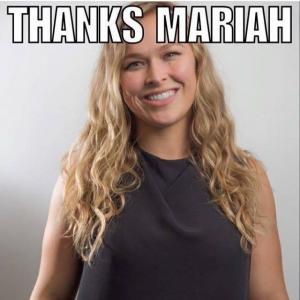 Thanks Mariah