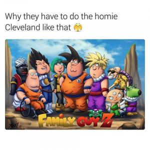 Why they have to do the homie Cleveland like that