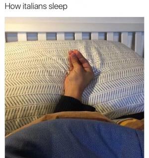 How Italians sleep