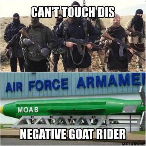 Can't touch dis

Negative goat rider