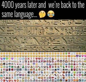 4000 years later and we're back to the same language... 