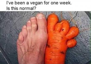 I've been a vegan for one week. Is this normal?
