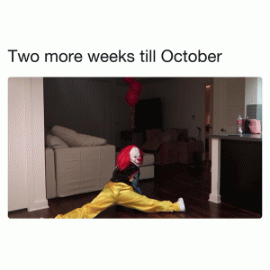 Two more weeks till October