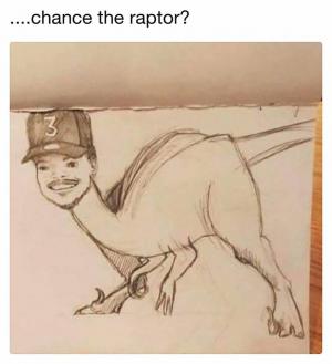 ....Chance the raptor? 