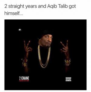 2 straight years and Aqib Talib got himself...