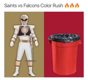 Saints vs Falcon Color Rush