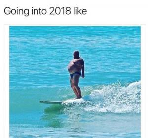 Going into 2018 like
