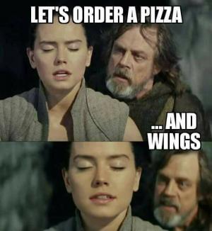 Let's order pizza

...And wings