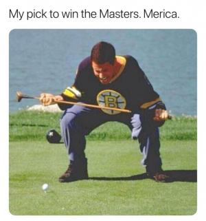 My pick to win the Masters. Merica