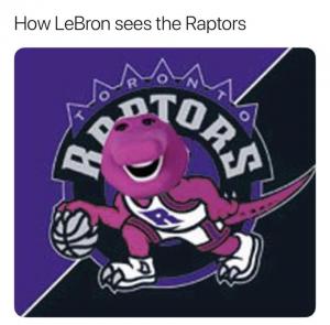 How LeBron sees the Raptors