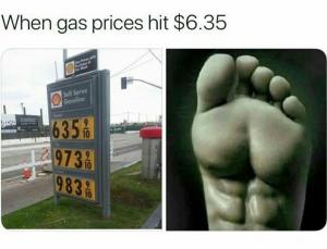 When gas prices hit $6:35