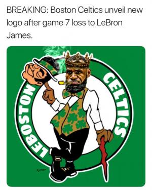 Breaking: Boston Celtics unveil new logo after game 7 loss to LeBron