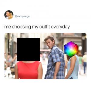 Me choosing my outfit everyday