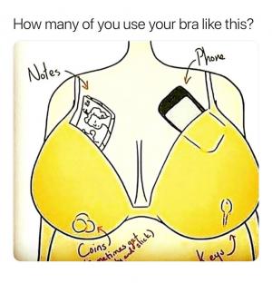 How many of you use your bra like this?