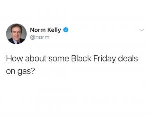 How about some Black Friday deals on gas?