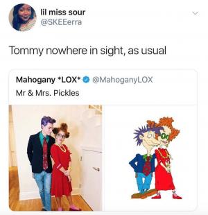 Tommy nowhere in sight, as usual