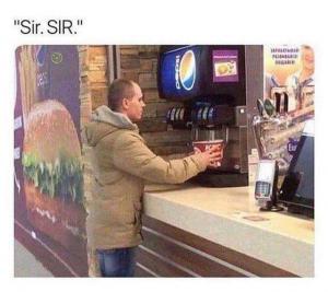 "Sir. SIR."