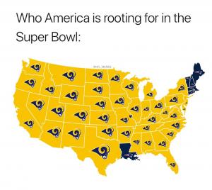 Who America is rooting for in the Super Bowl: