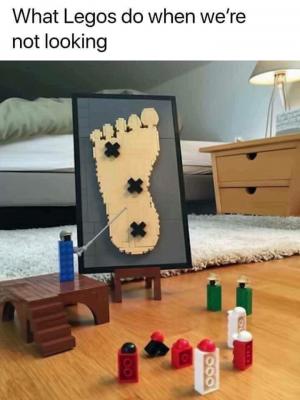 What Legos do when we're not looking