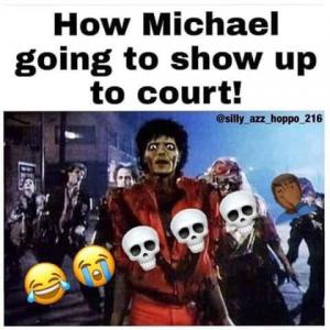 How Michael going to show up to court!