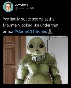 We finally got to see what the Mountain really looked like under that armor