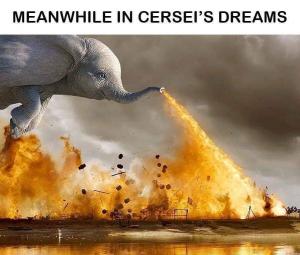 Meanwhile in Cersei's dreams