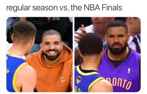 Regular season vs. the NBA Finals