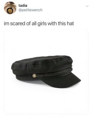 Im scared of all girls with this hat